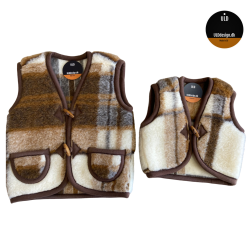 "Hygge" Ternet ULD vest til brn