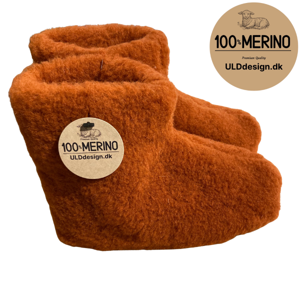 ULD sutsko med skaft -  br�ndt orange