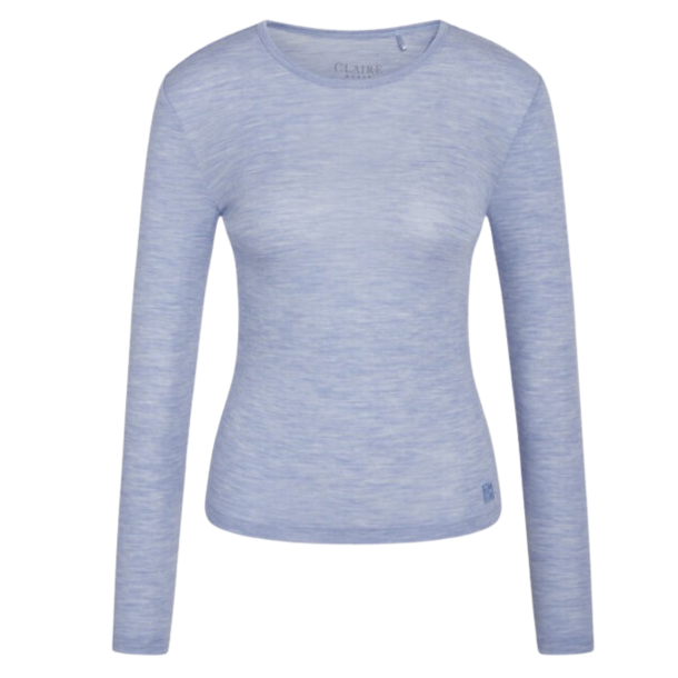Claire uld bluse isbl meleret
