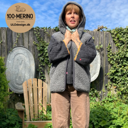  "Evig" mrkegr ULD hoodie (til voksne)