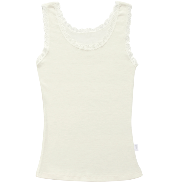 Joha uld undertrje med blondekant