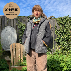  "Evig" mrkegr ULD hoodie (til voksne)