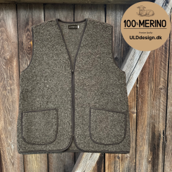  "ALFIE" med LYNL�S, i M�rkegr� ULD