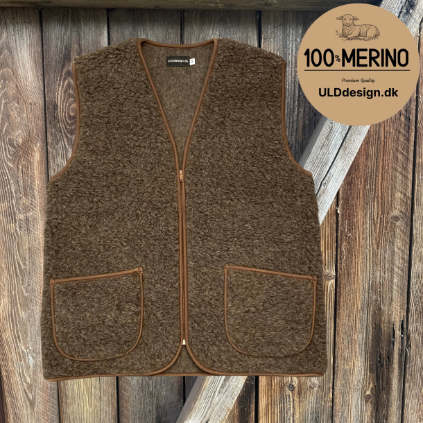  "ALFIE" med LYNL�S, i brun ULD