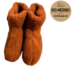 ULD sutsko med skaft -  br�ndt orange