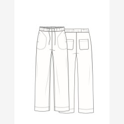 Gr�nne bukser i 100% merino