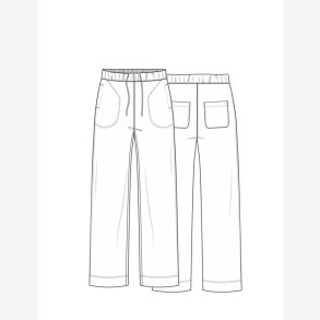 Brune bukser i 100% merino