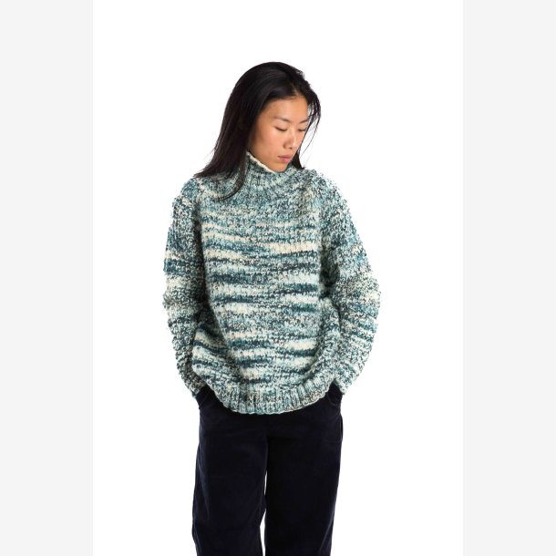 BUTTERFLY H�ndstrikket sweater i 100% merino 
