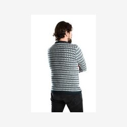 "YMER" Klassisk sweater i 100% merino 