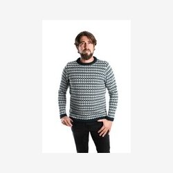 "YMER" Klassisk sweater i 100% merino 