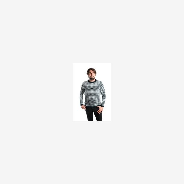 "YMER" Klassisk sweater i 100% merino 