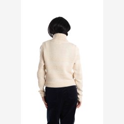 Beige sweater i 100% merino