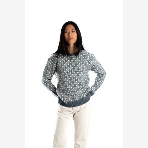 ALMA silver blue sweater i 100% merino