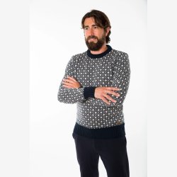  "BJRN" Klassisk sweater i 100% merino 